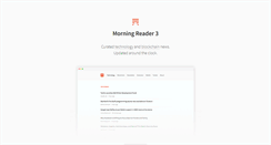 Desktop Screenshot of morningreader.com